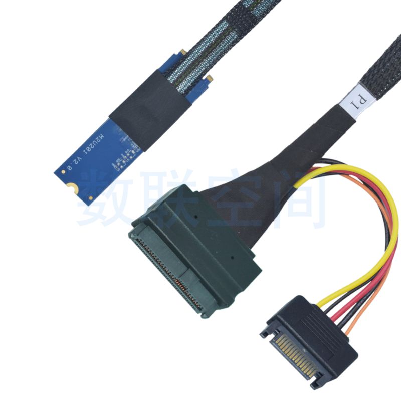 PCIe4.0 M.2 转 U.2 SFF-8639 转接线