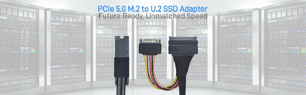 DataLink Sphere Gen5 PCIe 5.0 M.2 to U.2 SFF-8639 NVMe SSD Card Connector Adapter Cable_Banner2.jpg