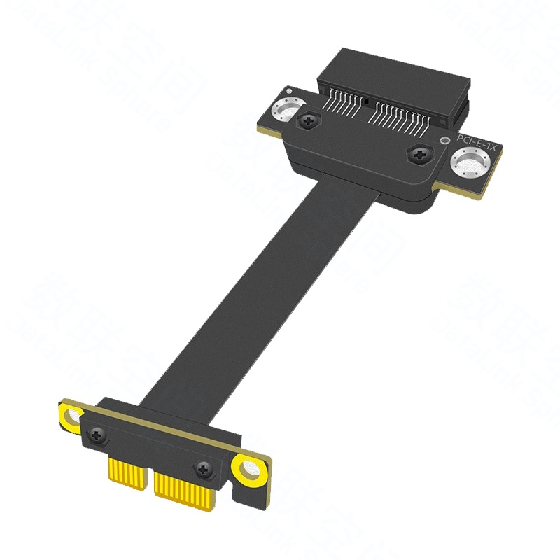 PCIe x1延长线 180度向下 Gen3
