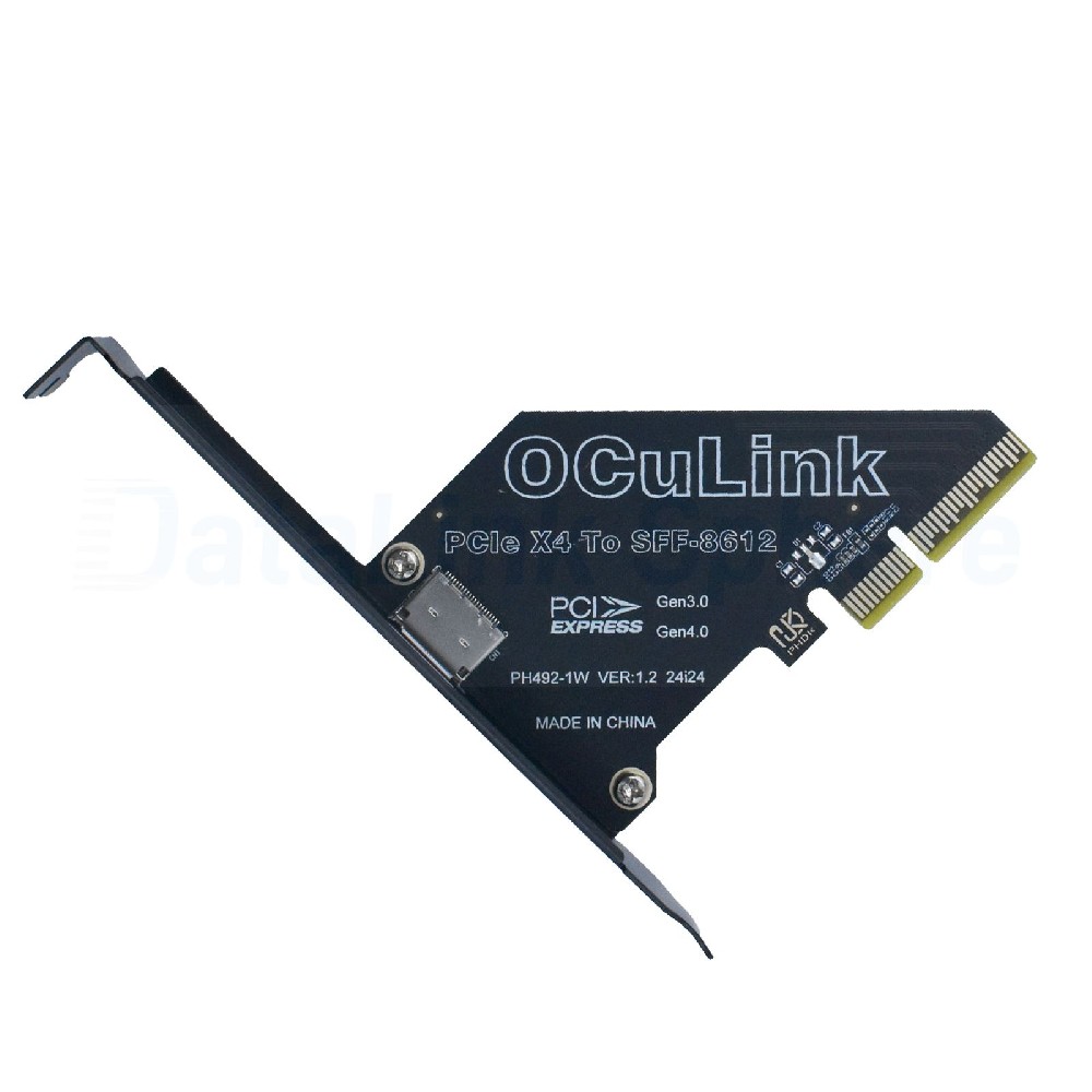PCIe 4.0 x4 to Oculink SFF-8612 External Graphics Card Adapter