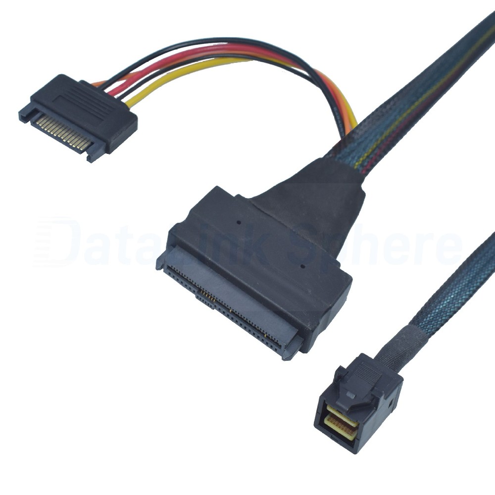 Mini SAS HD SFF-8643 to U.2 SFF-8639 NVMe SSD Cable