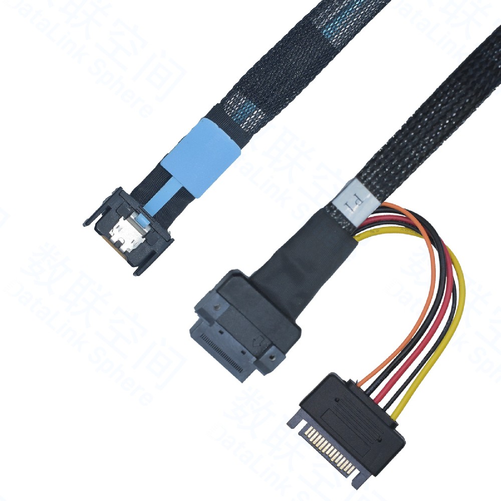PCIe5.0 MCIO x4 转 EDSFF 转接线